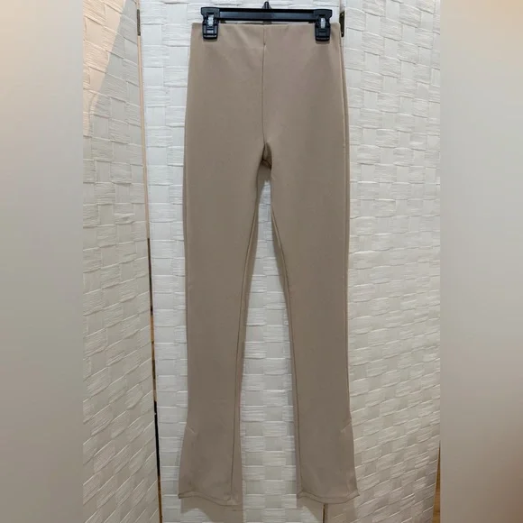 Zara High Waisted Beige Pants - Picture 2 of 7